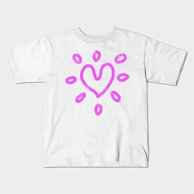 heart Kids T-Shirt by Angel Rivas